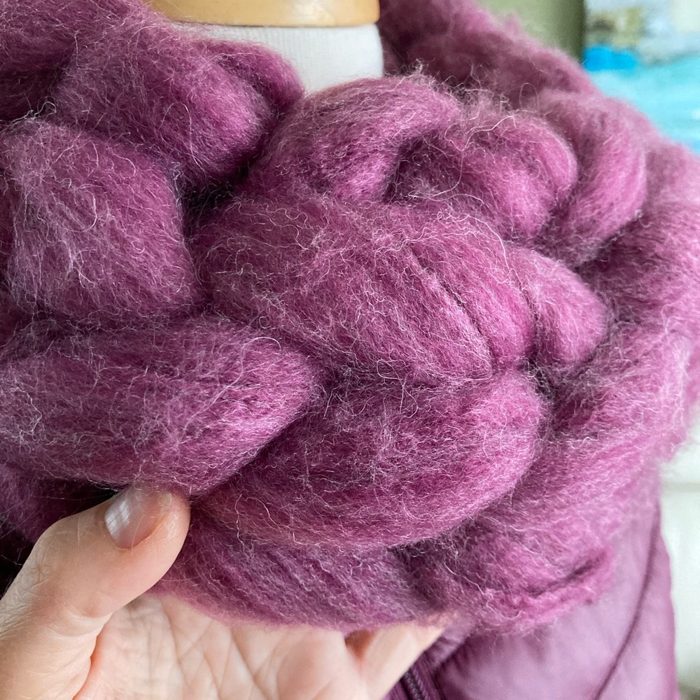 Handmade collar (circular scarf) - Picture 3 of 8